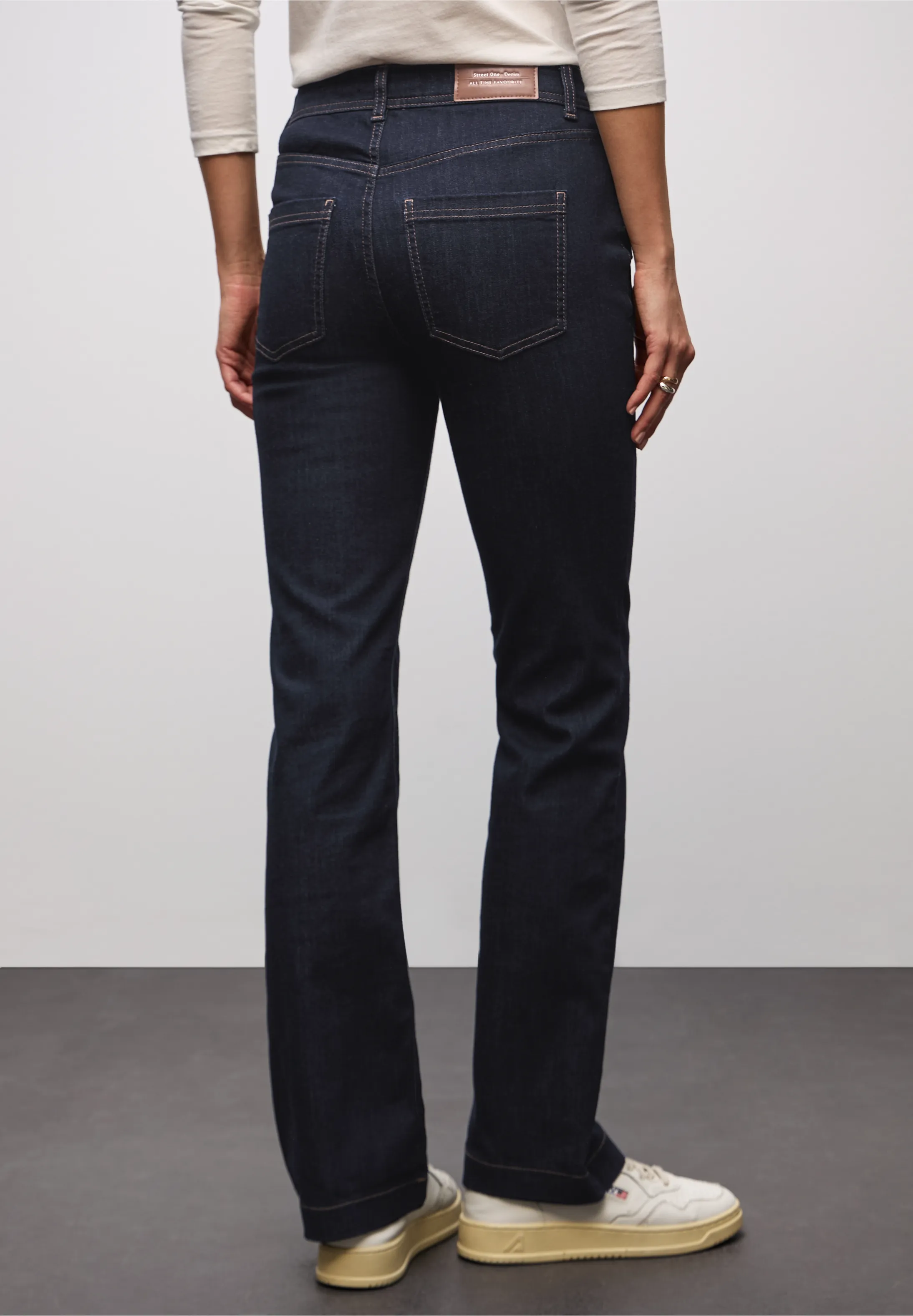 Rifle BOOTCUT - tmavomodré