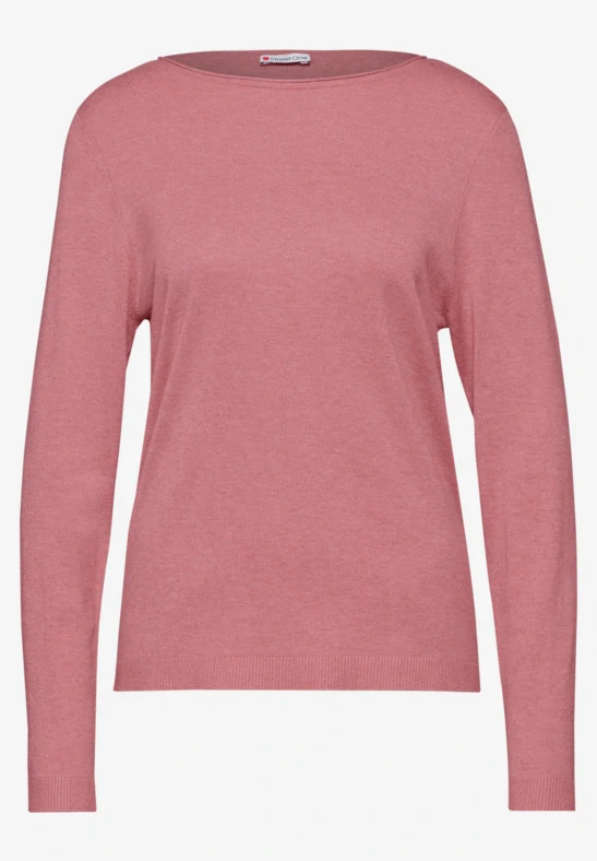 Pulover basic - koralový