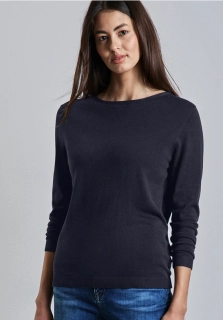 Pulover basic - tmavomodrý