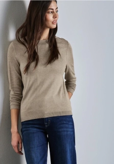 Pulover basic - pieskový