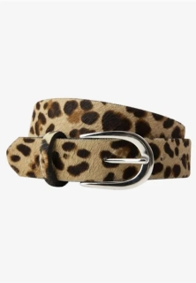 Opasok kožený - leopardí vzor